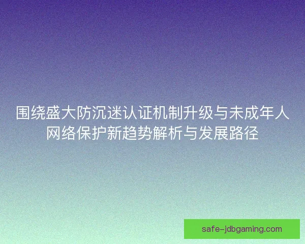 围绕盛大防沉迷认证机制升级与未成年人网络保护新趋势解析与发展路径